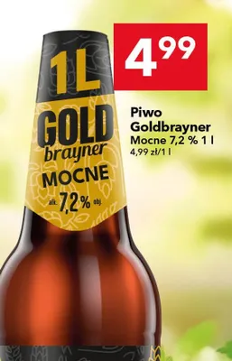 Piwo Goldbrayner Mocne 7,2% promocja w LEWIATAN