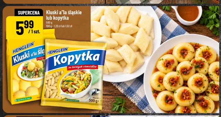 Kluski a'la śląskie Henglein promocja w POLOmarket