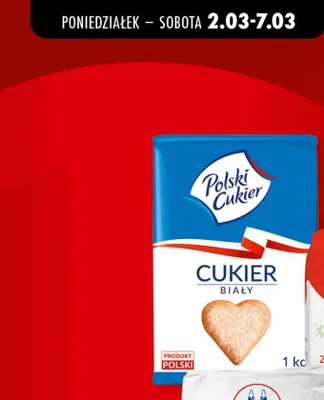 Cukier biały promocja w Biedronka