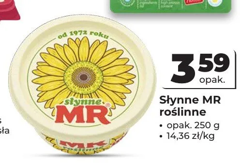 Margaryna Słynne MR roślinne promocja w Odido