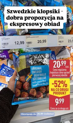 Klopsiki szwedzkie Jack's Farm Köttbullar promocja w Aldi