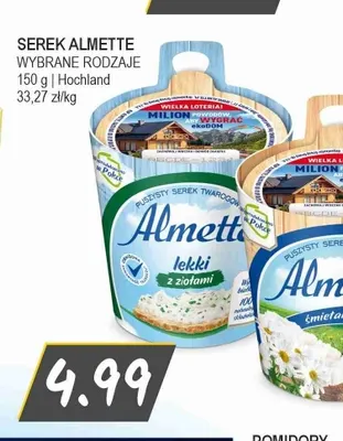 Serek Almette promocja w Słoneczko