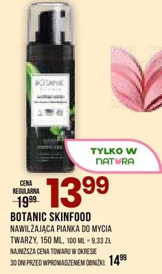 Nawilżająca pianka do mycia promocja w Drogerie Natura