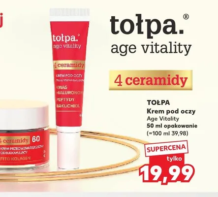 Krem pod oczy Tołpa Age Vitality promocja w Kaufland