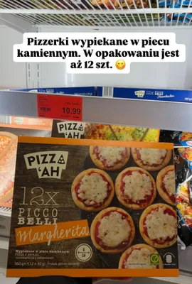Pizzerki Picco Belli Margherita wypiekane w piecu kamiennym promocja w Aldi
