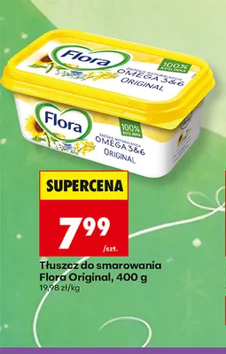 Tłuszcz do smarowania Flora Original promocja w Biedronka