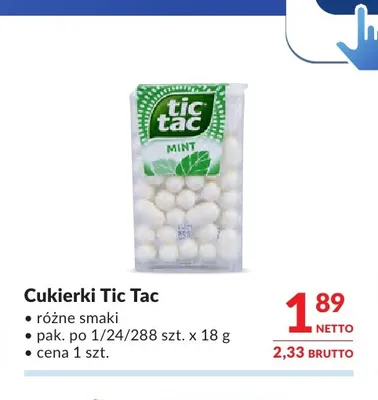 Cukierki Tic Tac promocja w Makro