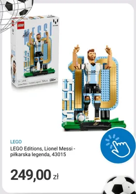 Klocki LEGO Editions Lionel Messi - piłkarska legenda 43015 promocja w Smyk