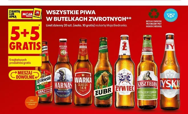 Piwo Tyskie Gronie promocja w Biedronka