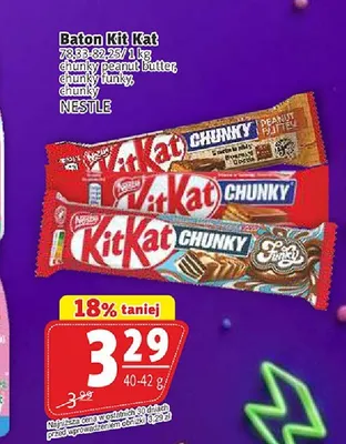 Baton Kit Kat chunky promocja w Prim Market