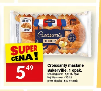 Croissanty maślane BakerVille promocja w Twój Market
