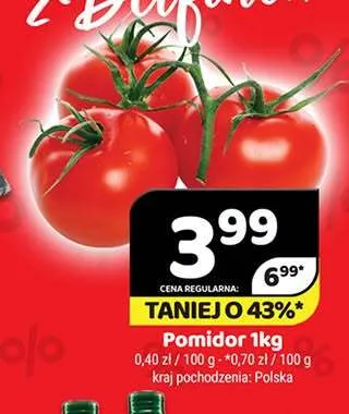 Pomidor promocja w Delfin