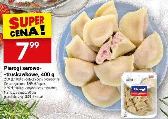 Pierogi serowo-truskawkowe Białecki Kuchnia promocja w Twój Market