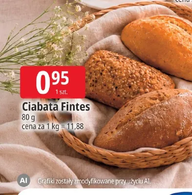 Ciabata Fintes promocja w Leclerc