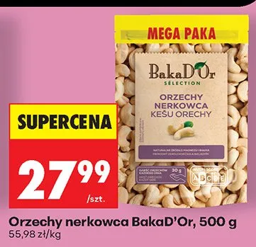 Orzechy nerkowca promocja w Biedronka