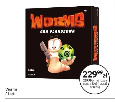 Gra planszowa Worms promocja w Empik