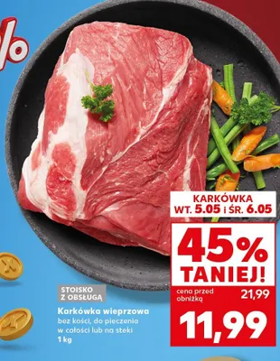 Karkówka wieprzowa promocja w Kaufland