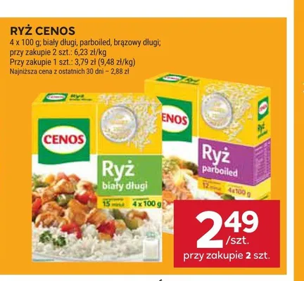 Ryż parboiled Cenos 4-pak promocja w Stokrotka