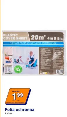 Folia ochronna 4x5m promocja w Action