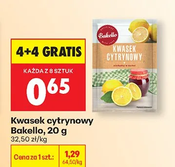 Kwasek cytrynowy promocja w Biedronka