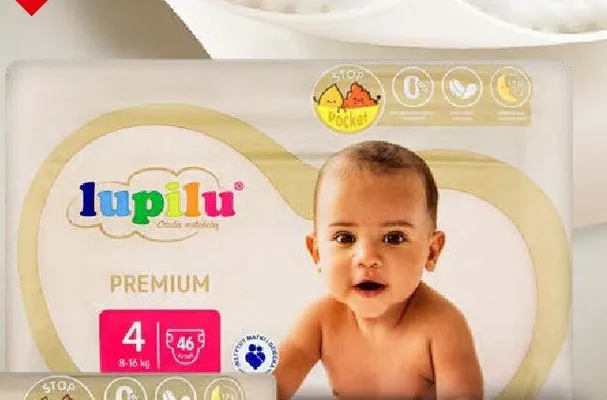 Pieluchy jednorazowe Lupilu Premium 4 promocja w Lidl