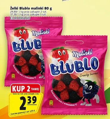 Żelki Blublo malinki promocja w Prim Market
