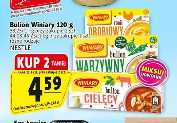 Bulion Winiary warzywny promocja w Prim Market