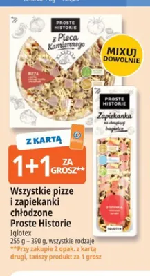 Pizze i zapiekanki chłodzone Proste Historie promocja w Leclerc