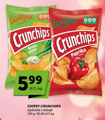 Chipsy Crunchips Paprika promocja w Groszek