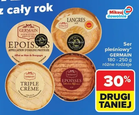 Ser pleśniowy Germain Epoisses promocja w Carrefour
