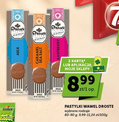 Pastylki Wawel Droste Raspberry promocja w Groszek