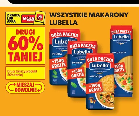 Makaron Pióra Lubella promocja w Biedronka