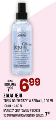 Tonik Ziaja Jeju tonik do twarzy w sprayu 200 ml promocja w Drogerie Natura