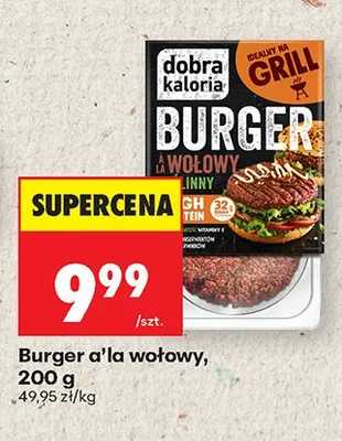 Burger a'la wołowy Dobra Kaloria promocja w Biedronka