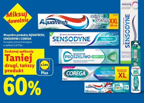 Pasta do zębów Sensodyne promocja w Lidl