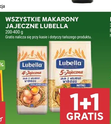 Makaron 4-jajeczny Lubella Krajanka promocja w Stokrotka