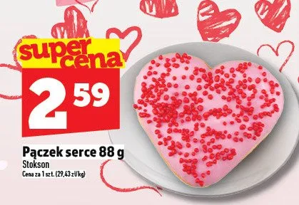Pączek serce 88 g promocja w TOPAZ