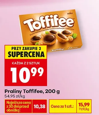 Praliny Toffifee promocja w Biedronka