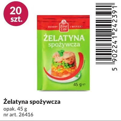 Żelatyna spożywcza promocja w Makro
