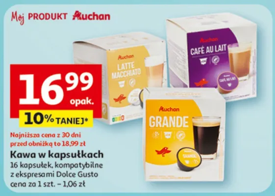 Kawa w kapsułkach promocja w Auchan