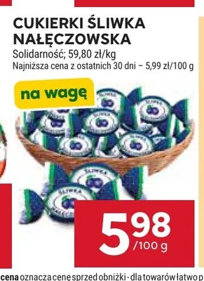 Cukierki ŚLIWKA NAŁĘCZOWSKA promocja w Stokrotka