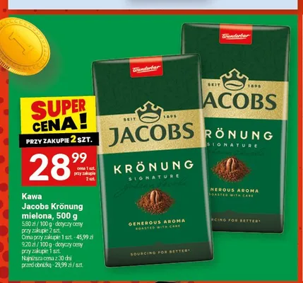 Kawa mielona Jacobs Krönung promocja w Twój Market