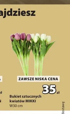 Bukiet sztucznych kwiatów MIKKI promocja w Jysk