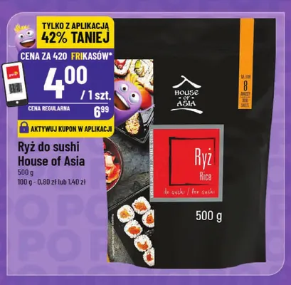 Ryż do sushi House of Asia promocja w POLOmarket