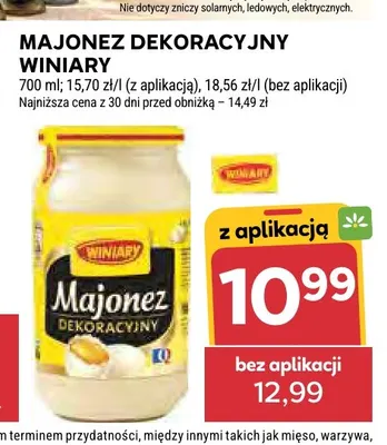 Majonez dekoracyjny Winiary promocja w Stokrotka