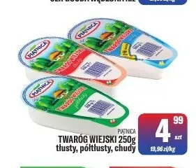 Twaróg wiejski tłusty Piątnica promocja w Tomi Markt