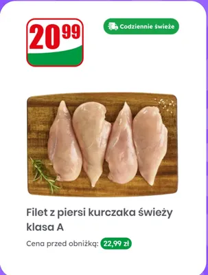 Filet z piersi kurczaka świeży klasa A promocja w Dino