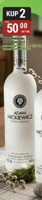 Wódka Premium Adam Mickiewicz promocja w bi1