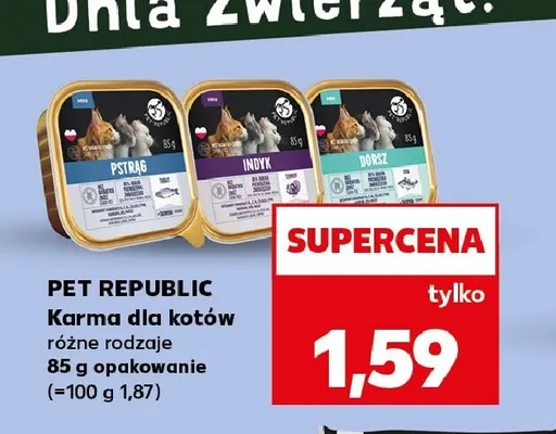 Karma dla kotów indyk Pet Republic promocja w Kaufland