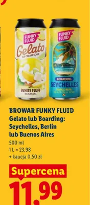Piwo Browar Funky Fluid Gelato promocja w Lidl
